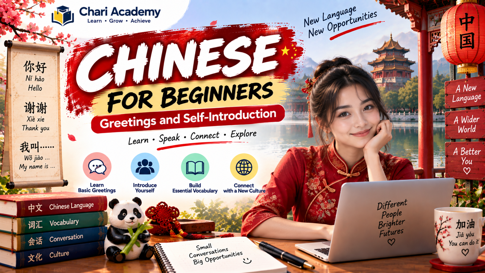 Chinese for Beginners - Greetings and Self-Introduction
